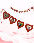 Personalised Valentine's heart banner bunting